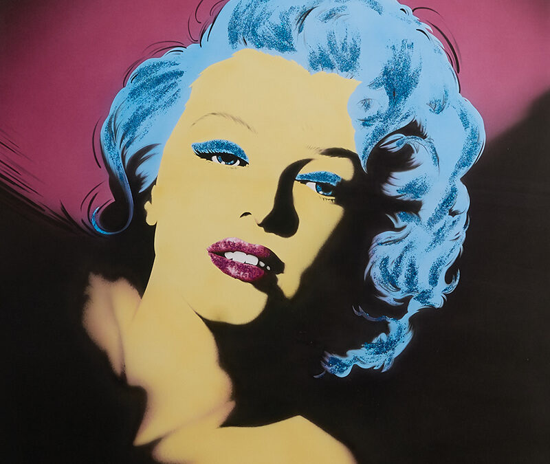 Marilyn Monroe Purple