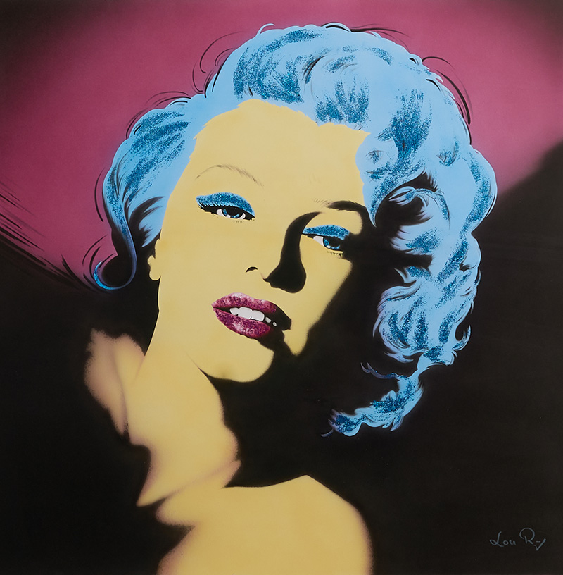 Marilyn Monroe Purple