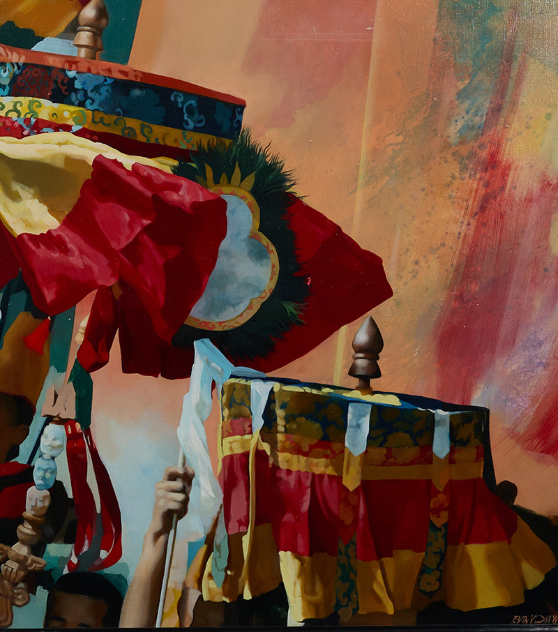 Parrasols in Tibet