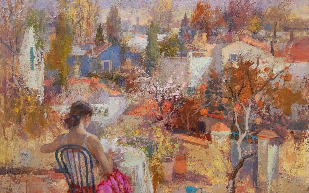 Reading in the garden