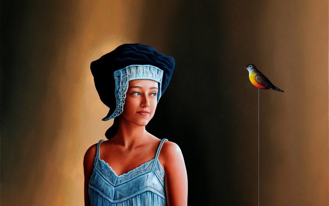 Girl with a bird