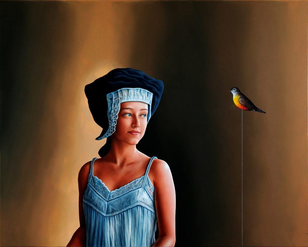 Girl with a bird