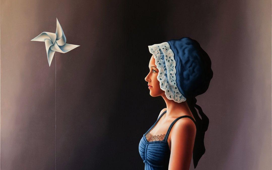 Girl with a windmill (II)