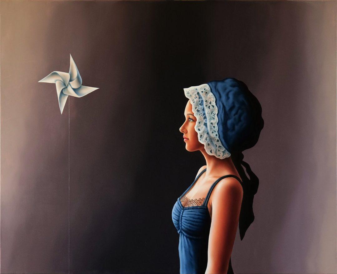 Girl with a windmill (II)